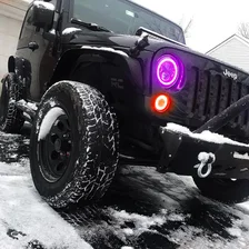 Jeep Wrangler 2007-2017 ORACLE LED Waterproof Turn Signal Halo Kit image 4
