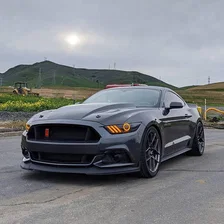 2015-2017 Ford Mustang Pre-Assembled Headlights-Dynamic ColorSHIFT RGB+A-Black Edition image 4