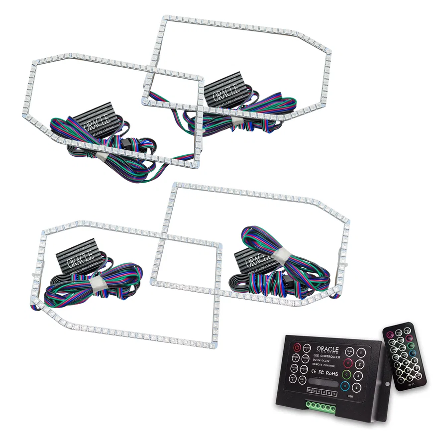 Chevrolet Silverado 2014-2015 ORACLE ColorSHIFT Halo Kit Non-Projector Style