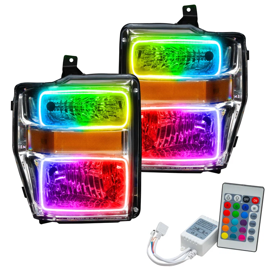 2008-2010 Ford F250/350 LED HL - Chrome