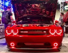 Dodge Challenger 2008-2014 ORACLE LED Waterproof Fog Halo Kit image 5