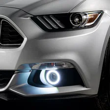 2015-2017 Ford Mustang Dynamic ColorSHIFT RGB+A Projector Fog Halo Kit- Surface Mount image 2