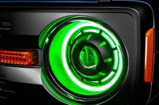 Oculus Bi-LED Projector Headlights for 2021+ Ford Bronco - ColorSHIFT LED image 25