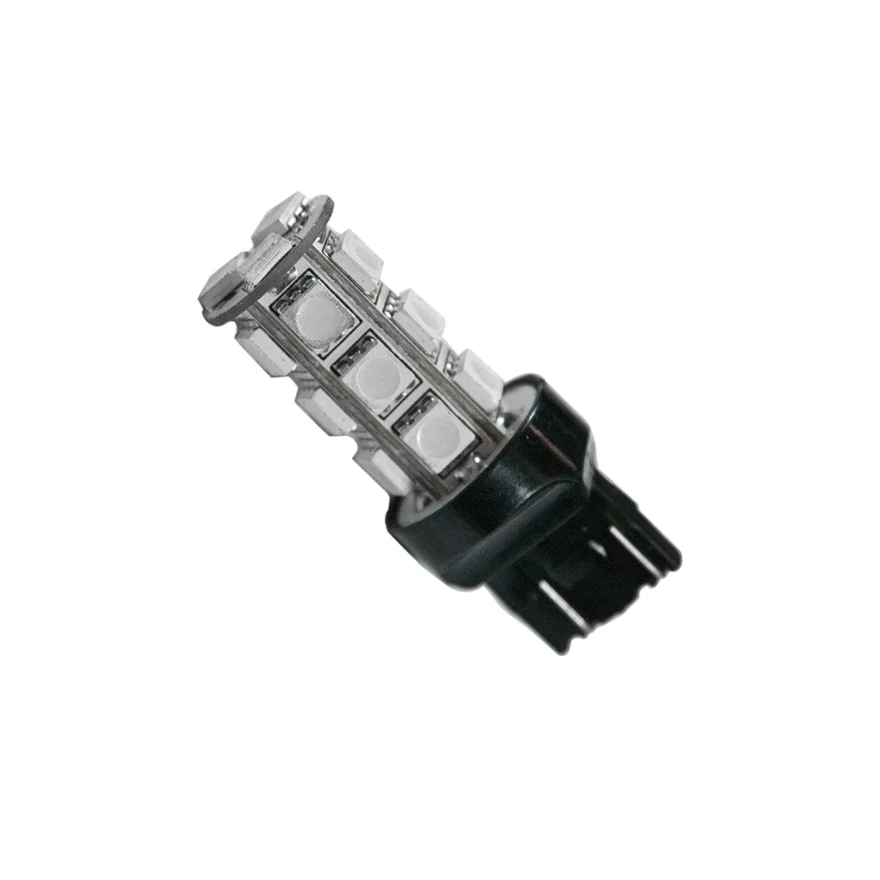 7443 18 LED 3-Chip SMD Bulb (Single) - Amber