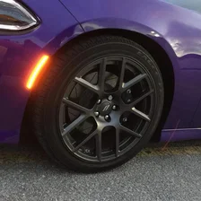 2015-2018 Dodge Charger ORACLE Concept Sidemarker Set - Tinted - No Paint image 5