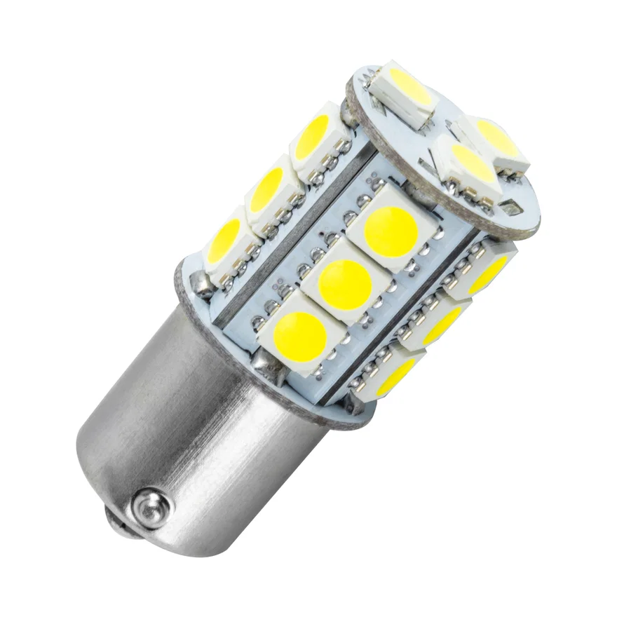 1156 18 LED 3-Chip SMD Bulb (Single) - Cool White
