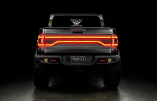 Racetrack Flush Style LED Tailgate Panel Light for Jeep Gladiator JT Inner Tinted Lens image 4