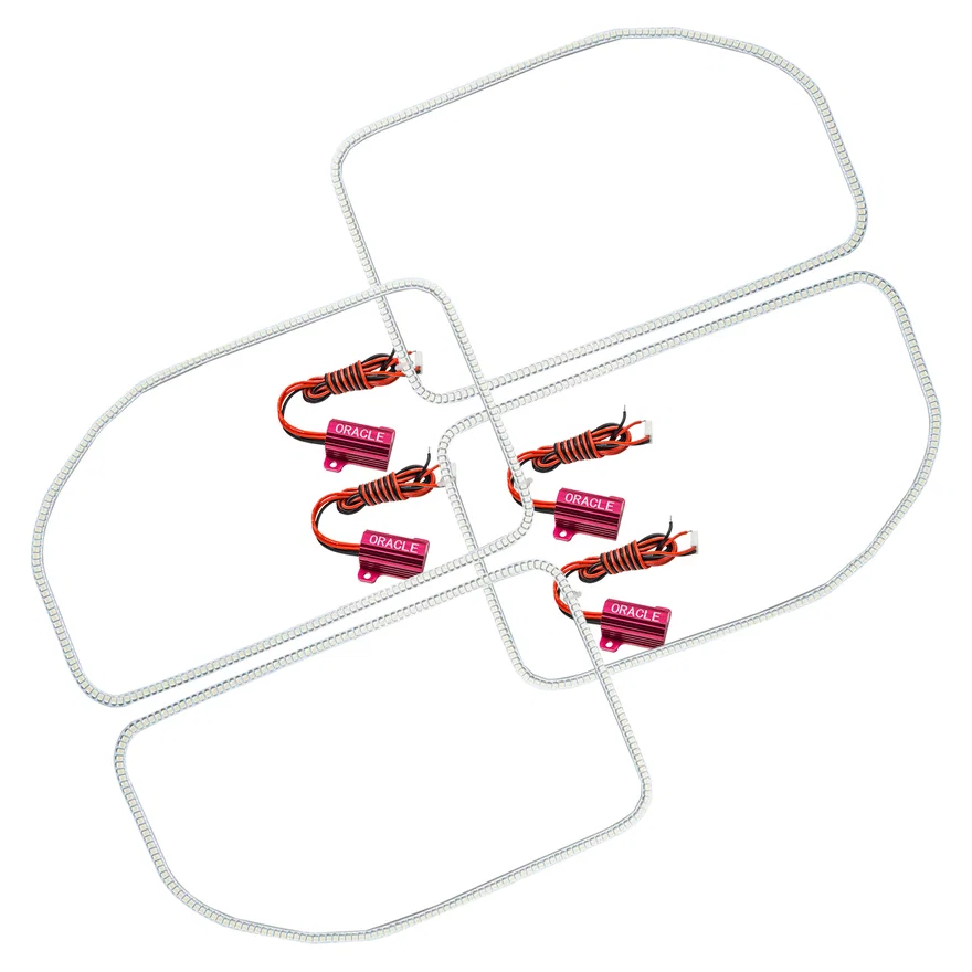 Ford F250/350 2011-2016 ORACLE LED Halo Kit (Square Ring Design)