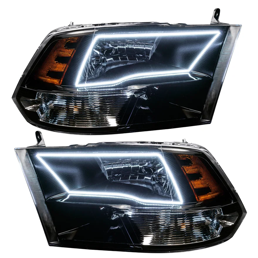 2009-2017 Ram 1500 TRX/SLT Quad SMD HL - Black