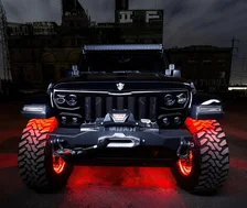 Jeep JK Lower Windshield Mount Brackets + Lights Combo image 3