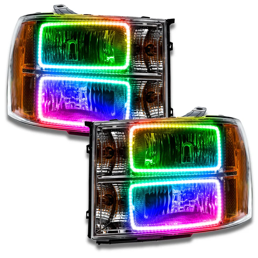 2007-2013 GMC Sierra SMD HL - Square Ring Design