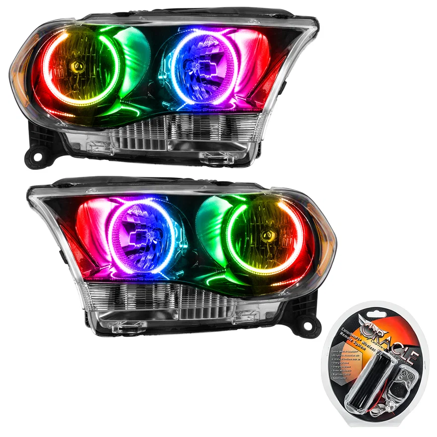 2011-2013 Dodge Durango SMD HL Halogen - Black