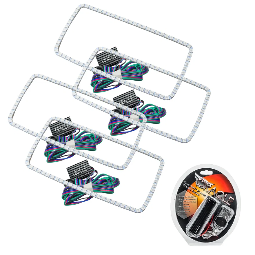 GMC Sierra 2007-2013 ORACLE ColorSHIFT Halo Kit (New Square Ring Design)