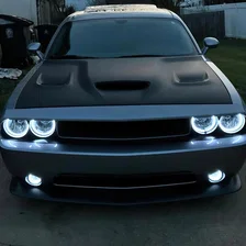 2008-2014 Dodge Challenger Dynamic ColorSHIFT Surface Mount Headlight & Fog Light Halo Kit - COMBO image 2