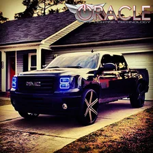 GMC Sierra 2007-2013 ORACLE LED Halo Kit (New Square Ring Design) image 3