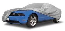 Custom Fit Car Covers - Reflectect Silver for Ford Mustang image 1