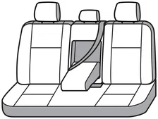 Covercraft Endura PrecisionFit Second Row Seat Covers for Toyota Camry image 6