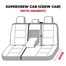 Covercraft SeatSaver Custom Seat Cover - Polycotton Charcoal for Ford F-150 image 9