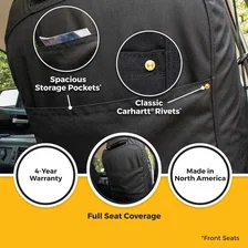 Covercraft Carhartt Super Dux SeatSaver Second Row Custom Seat Cover - Black image 4