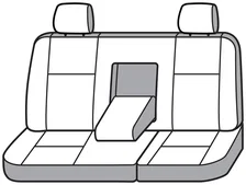 Covercraft SeatSaver Custom Seat Cover - Polycotton Misty Grey for Toyota Tundra image 7