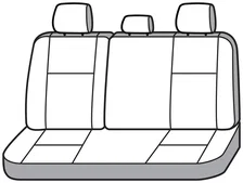 Covercraft Leatherette PrecisionFit Second Row Seat Covers for Kia Soul image 6