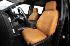 Covercraft Carhartt SeatSaver Custom Seat Cover - Brown image 1