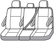 Covercraft SeatSaver Custom Seat Cover - Polycotton Charcoal for Toyota Sienna image 9