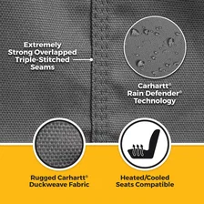 Covercraft Carhartt SeatSaver Custom Seat Cover - Gravel image 3