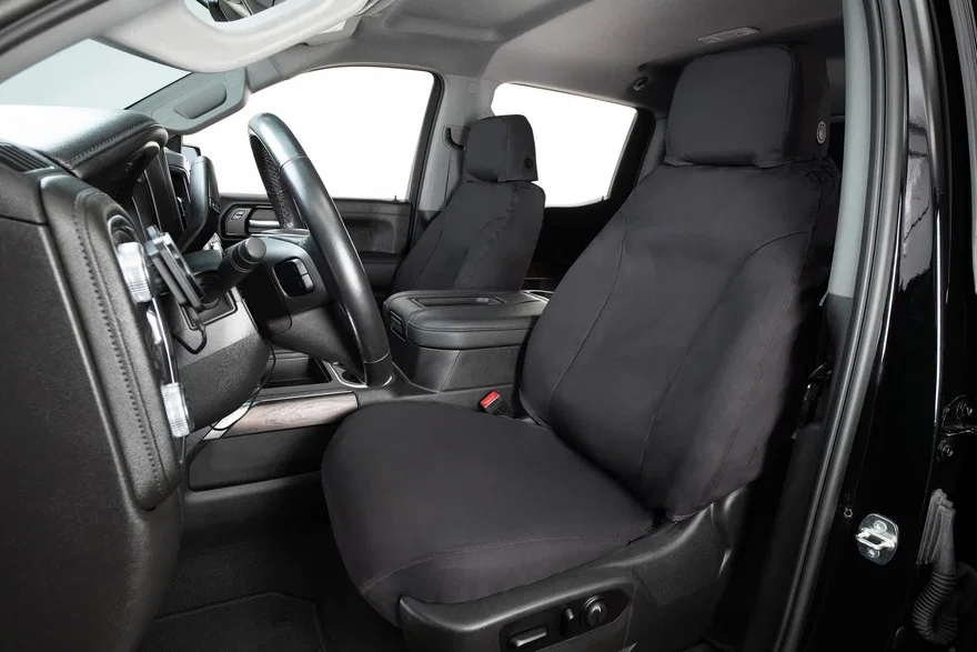 Covercraft SeatSaver Custom Seat Cover - Polycotton Charcoal for Ford