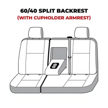 Covercraft SeatSaver Custom Seat Cover - Polycotton Charcoal image 9