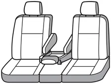 Covercraft SeatSaver Custom Seat Cover - Polycotton Charcoal for Toyota Highlander image 9
