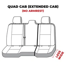 Covercraft Carhartt Super Dux SeatSaver Second Row Custom Seat Cover - Black image 7