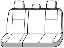 Covercraft Endura PrecisionFit Second Row Seat Covers for Honda Fit image 6