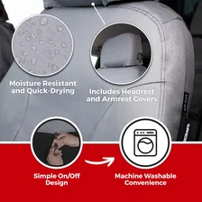 Covercraft SeatSaver Custom Seat Cover - Polycotton Charcoal for Ford image 3