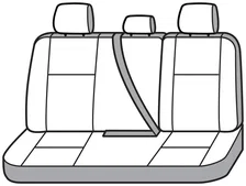 Covercraft Carhartt Super Dux SeatSaver Second Row Custom Seat Cover - Black image 7