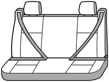 Covercraft Endura PrecisionFit Second Row Seat Covers for Chevrolet Cruze image 6