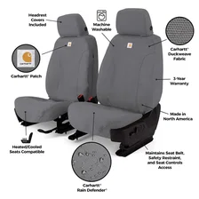 Covercraft Carhartt SeatSaver Custom Seat Cover - Gravel image 2