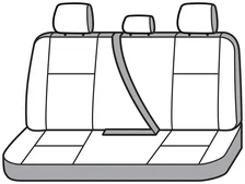 Covercraft Endura PrecisionFit Second Row Seat Covers for Dodge Dart image 6