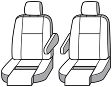 Covercraft Carhartt Super Dux SeatSaver Front Row Custom Seat Cover - Black image 7