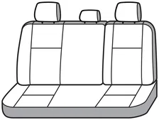 Covercraft SeatSaver Custom Seat Cover - Polycotton Charcoal for Subaru Forester image 9