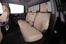Covercraft SeatSaver Custom Seat Cover - Polycotton Taupe for Dodge image 7