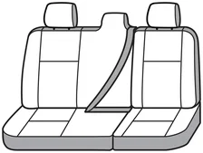 Covercraft SeatSaver Custom Seat Cover - Polycotton Misty Grey for Ford Explorer image 7