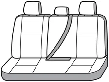 Covercraft SeatSaver Custom Seat Cover - Polycotton Charcoal for Ford Bronco Sport image 9