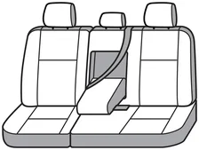 Covercraft Endura PrecisionFit Second Row Seat Covers for Ford Escape image 6