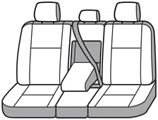 Covercraft Carhartt Super Dux SeatSaver Second Row Custom Seat Cover - Black image 7