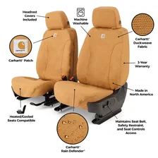 Covercraft Carhartt SeatSaver Custom Seat Cover - Brown image 2