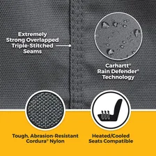 Covercraft Carhartt Super Dux SeatSaver Front Row Custom Seat Cover - Gravel image 3