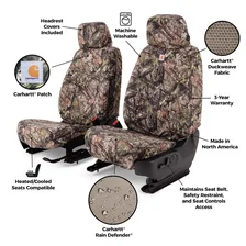 Covercraft Carhartt SeatSaver Custom Seat Cover - Mossy Oak Breakup image 2