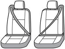 Covercraft SeatSaver Custom Seat Cover - Polycotton Misty Grey image 7