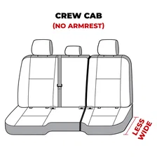 Covercraft SeatSaver Custom Seat Cover - Polycotton Charcoal for Ram image 9